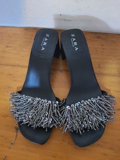 [PRELOVED] Lightly Used Black Zara Sandals Size 36