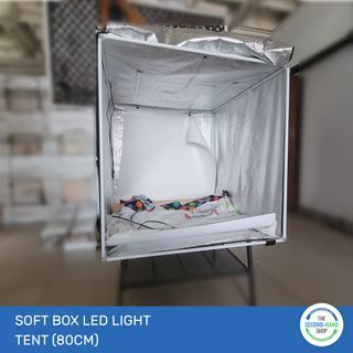 Pxel Studio Soft Box LED Light Tent with Backdrop and Bag 80cm