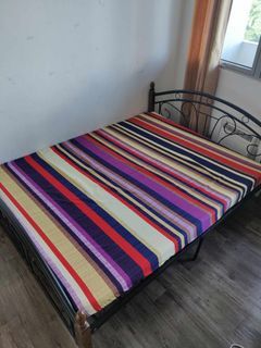 Queen-sized Bed with Bed Frame