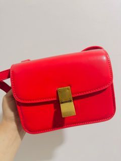 Red Celine Inspo Sling Bag