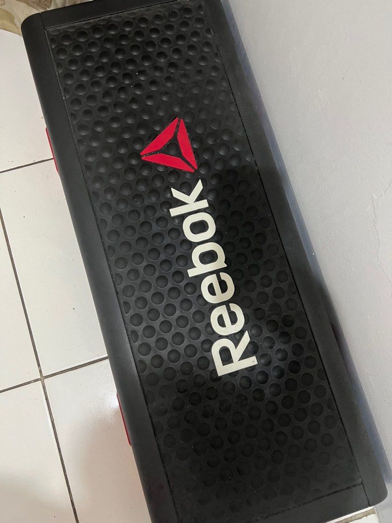 Reebok Step Platform like Stepperton (Category: Other Sports Equipment and Supplies) located in Marikina City. Submitted by caseykace (Listing ID 1303940366, Image 2). Description: Had this shipped from the US, got it for like 6k. You cannot buy this in the country. Pretended that i could actually follow a dance step twice, then gave up 😅 like new and was not even used with shoes just bare feet. Same exact step platform used in those viral Stepp