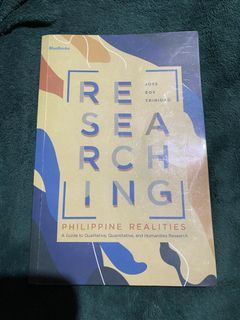 Researching Philippine Realities