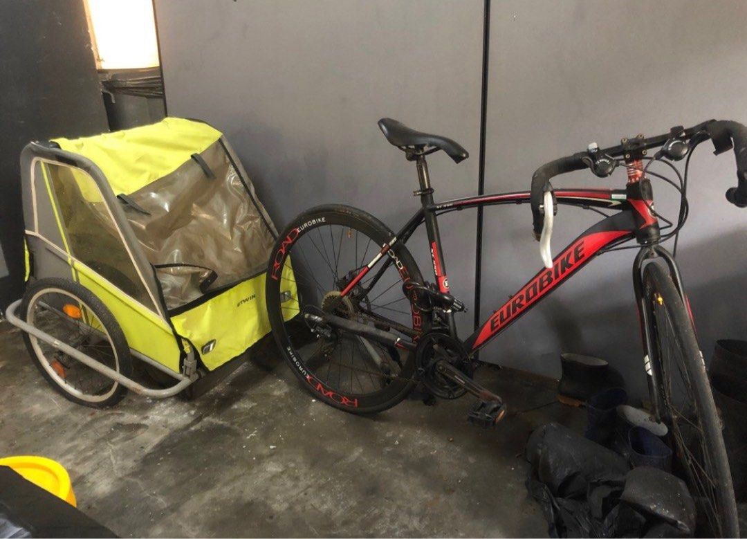 Road bike Decathlon Kids Trailer Sports Equipment Bicycles Parts Bicycles on Carousell