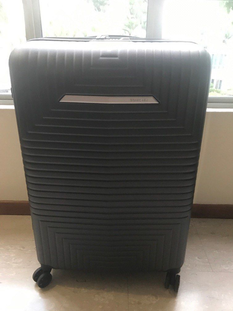 Samsonite D200 spinner Matt black travel 75cm/28 29 inch bag luggage ...