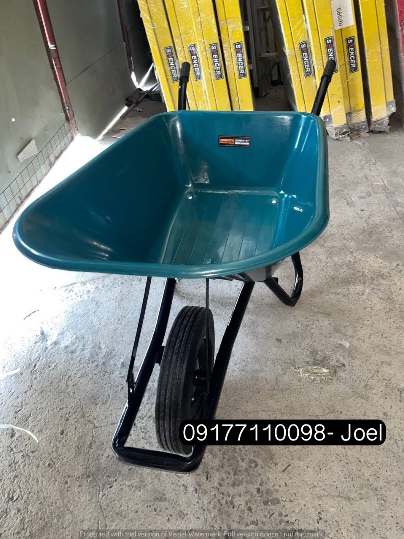 Shinsetsu Garden Wheel Barrow (Category: Construction Tools & Equipment) located in Manila. Submitted by joeyroque09 (Listing ID 1303994687, Image 3). Description: Shinsetsu Garden Wheel Barrow Specs: SWB7414P (160kgs) .