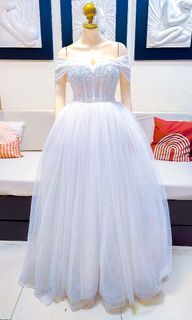 Simple Corset Type Wedding Gown