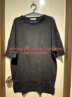 Size: M - Women Zara Black Oversized & Stradivarius Black T-shirt (MAKE SURE TO READ THE DETAILS!)