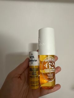 Sol de Janeiro Pistachio and Salted Caramel Spray and Lip Butter. 62