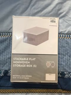 Stackable Flat Nonwoven Storage Box
