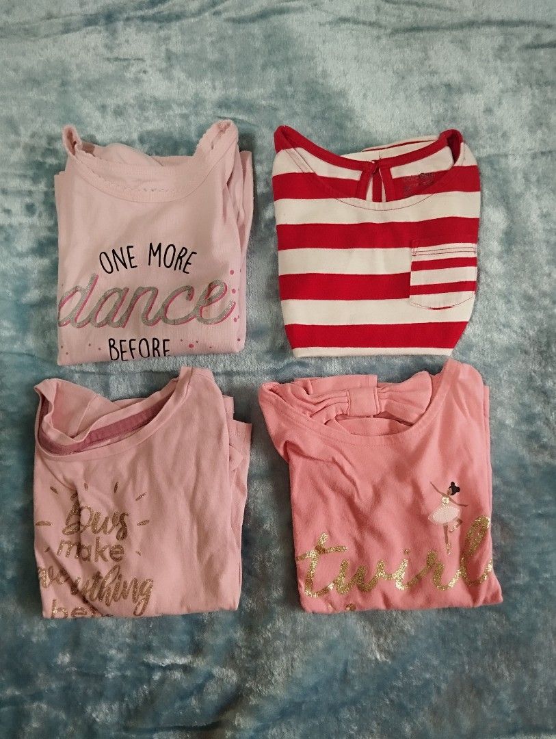 Take all girls long sleeves (Category: Babies & Kids Fashion) located in Baguio. Submitted by bjjazz (Listing ID 1303957252, Image 2). Description: take all 11 pcs long sleeves brand: carters, old navy, gap 3 yrs on tag but fits 2 yrs old mop: gcash courrier: jnt.