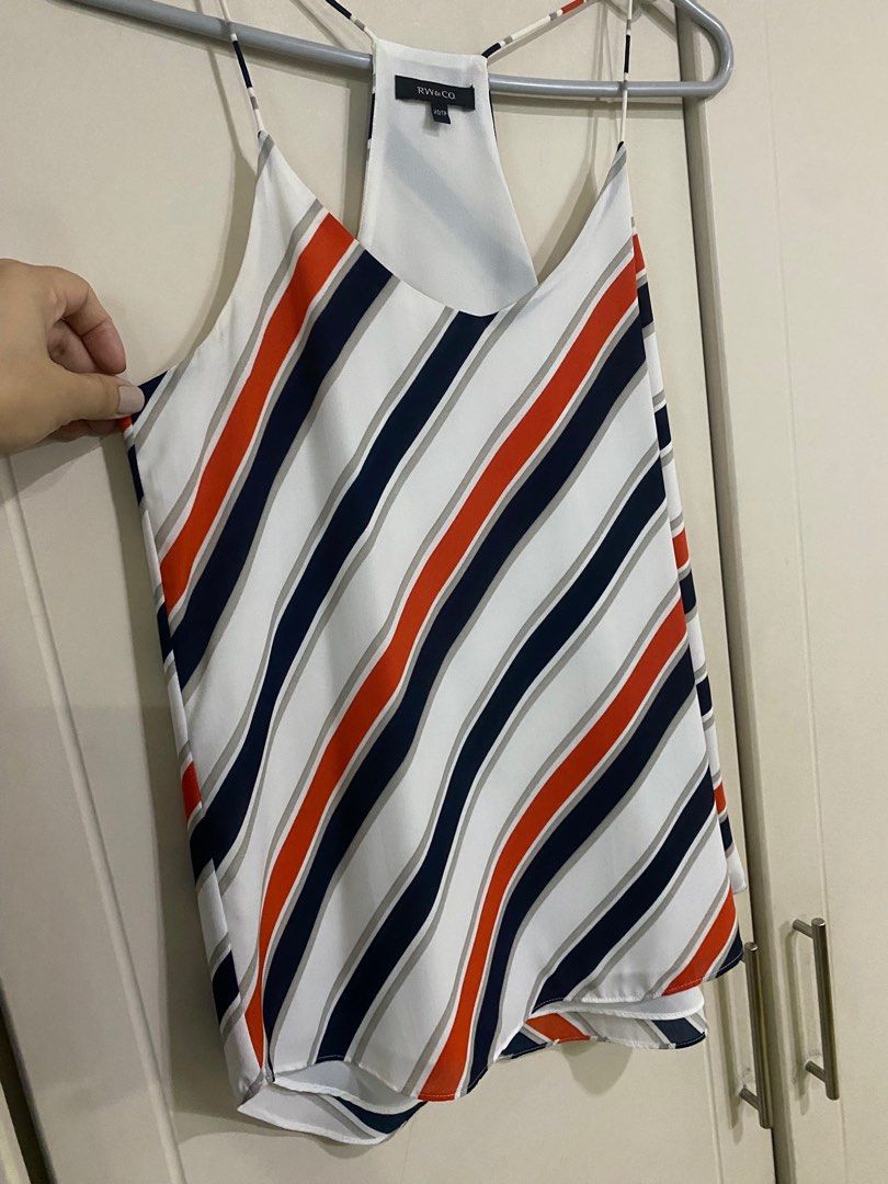 Tank Top (Category: Others Tops) located in Quezon City. Submitted by inxshop (Listing ID 1304015107, Image 2). Description: Check close-up photo for tag details. RFS: decluttering Fits XS to M frames Pick-up/Rider fee c/o Buyer.