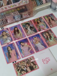 TWICE POB (in love ver)  taste of love photocards pre order benefit jyp nayeon jeongyeon momo sana jihyo mina dahyun chaeyoung tzuyu group ot9 pcs