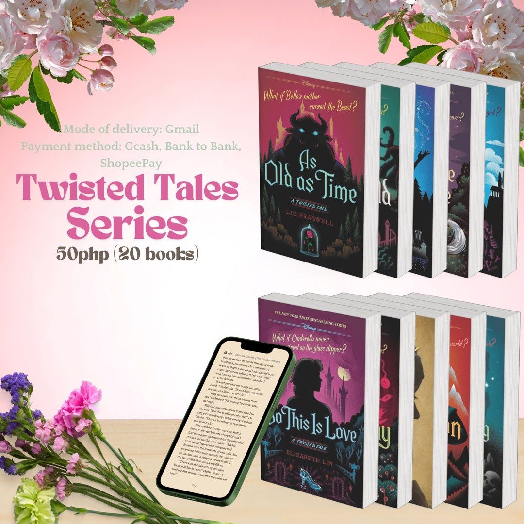 Twisted Tales Series (Category: Storybooks) located in Taguig. Submitted by jessa.mae (Listing ID 1303964245, Image 1). Description: Please note that this is an eBook & not a physical book. How to order: 1. Send an offer 2. Message me your Gmail address 3. Send a proof of payment 4. Wait for a few hours to have the ebooks sent to your Gmail ~Recommended eBook reader apps~ iOS: Books app Anrdroid: ReadEra.