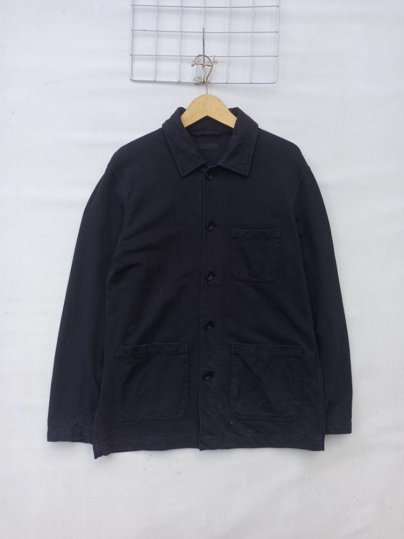 Jaket work washed jersey shop