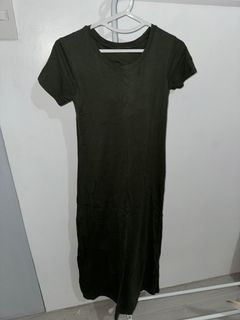 Uniqlo cotton spandex padded dress