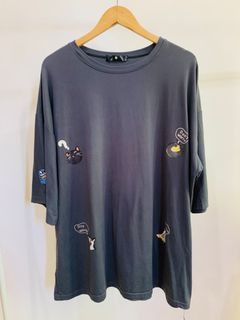 Unisex Top Plus Size Shirt Round Neck Tshirt 3XL