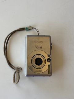 Untested Camera - Canon IXUS 55 in silver