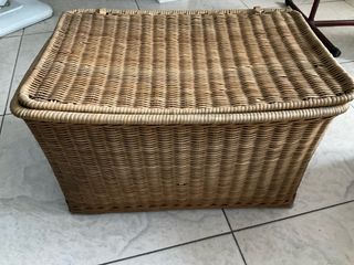 Used Japan rattan basket