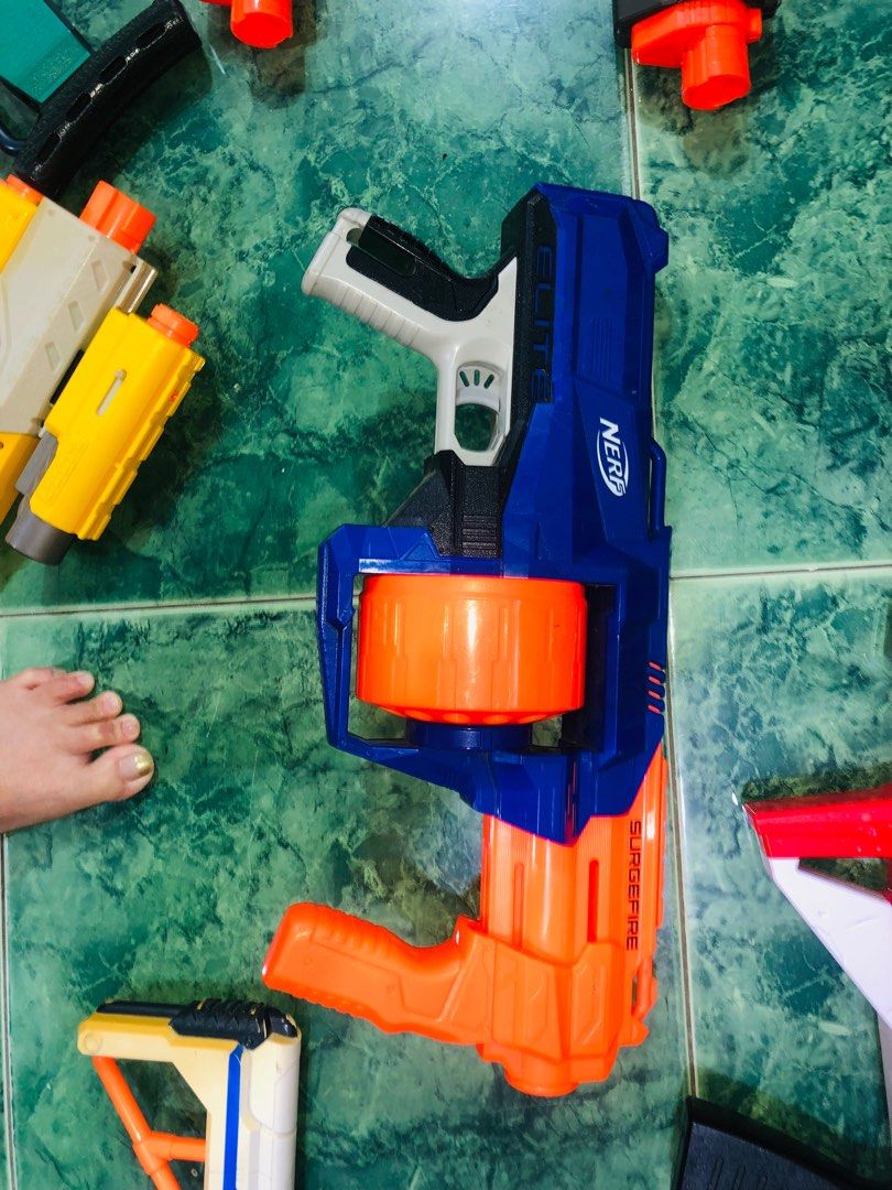 USED NERF GUNS FOR SALE (Category: Action & Battle Toys) located in Bacoor. Submitted by usedshop2121 (Listing ID 1303933040, Image 1). Description: USED NERF GUNS FOR SALE Loc. Bacoor Cavite Cash/ GCash Price Negotiable Surgefire- 1200 Retaliator- 1200 Fortnite- 800 Starwars- 1200 each Accustrike- 1500 each Zombiestrike- 1500 Delivery c/o Buyer ❗❗❗❗❗❗❗❗❗❗❗❗❗❗ Cash on Pick Up via courier! Buyer will send the payment through gcash by the time cour