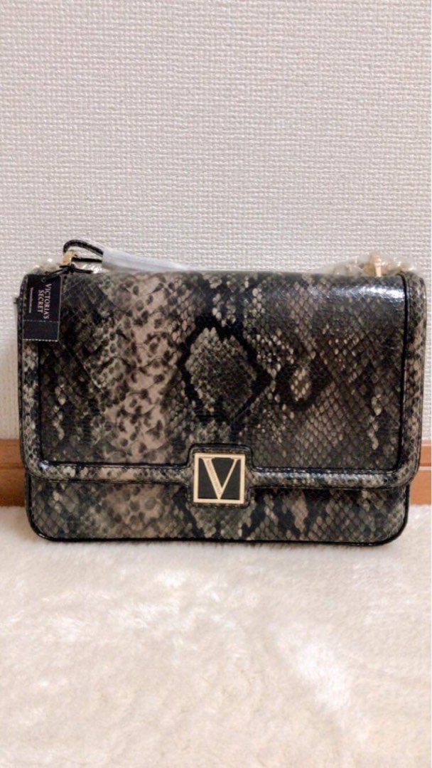 Victoria's Secret Python Snake Skin Crossbody Bag, Women's Fashion ...