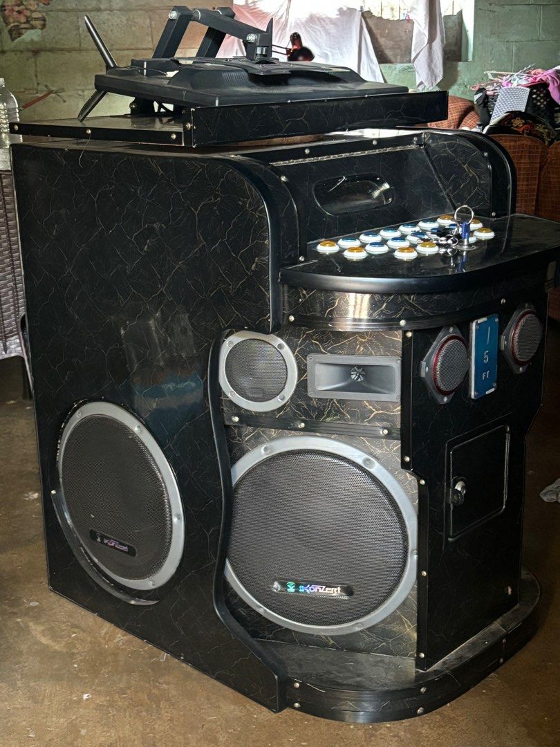 Videoke for Sale (Category: Soundbars, Speakers & Amplifiers) located in Binan City. Submitted by alohaferre78349 (Listing ID 1303983078, Image 3). Description: Videoke for sale Complete set Platinum Kapitan 1 yr and 6 mos old Lightly used.