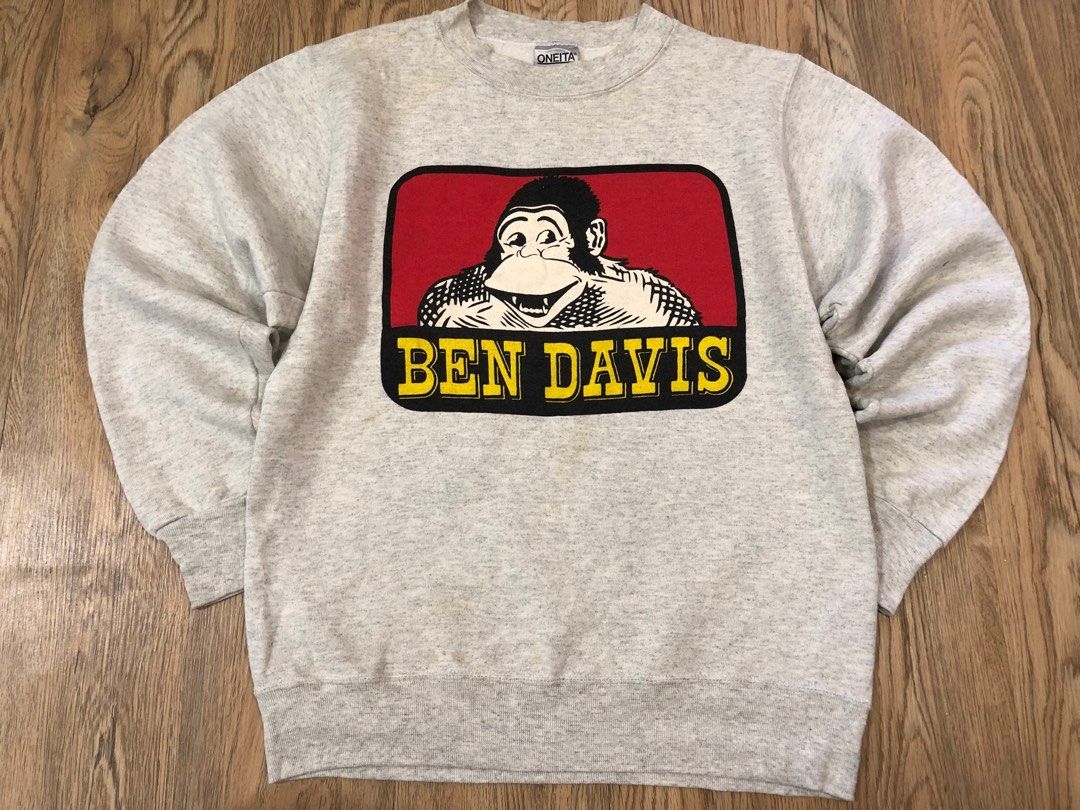 Vintage Ben Davis tag Oneita sweatshirt Men s Fashion Tops Sets Hoodies on Carousell