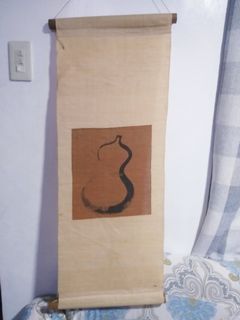 vintage japanese scroll painting aesthetic wall decor