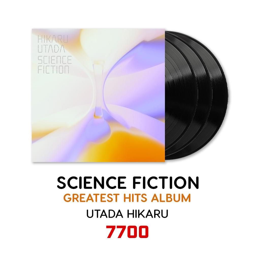 [Vinyl Record] SCIENCE FICTION - Utada Hikaru (Category: Vinyls) located in Santa Rosa. Submitted by senpaik (Listing ID 1304064595, Image 1). Description: UTADA HIKARU Greatest Hits Album!! Since her debut 25 years ago, Utada Hikaru has become one of Japan’s most iconic artists. Science Fiction is her very first compilation album containing some of her Greatest Hits like “First Love,” “Automatic,” and “One Last Kiss.” The album contains a total 