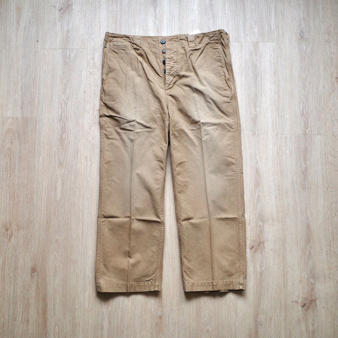 visvim LEAGUERS CHINO DMGD, 男裝, 褲＆半截裙, Chino褲- Carousell