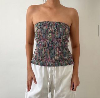 wear classica hq reworked pleated tube top