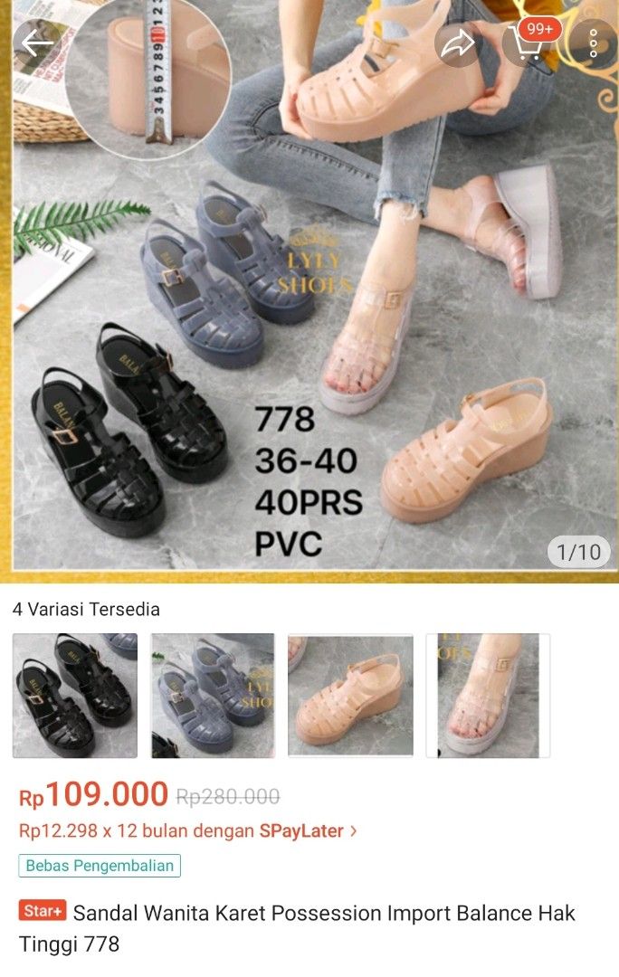 Jelly shoes balance hotsell