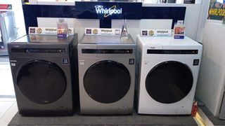 WHIRLPOOL HEAVY DUTY WASHER AND ELECTRIC DRYER