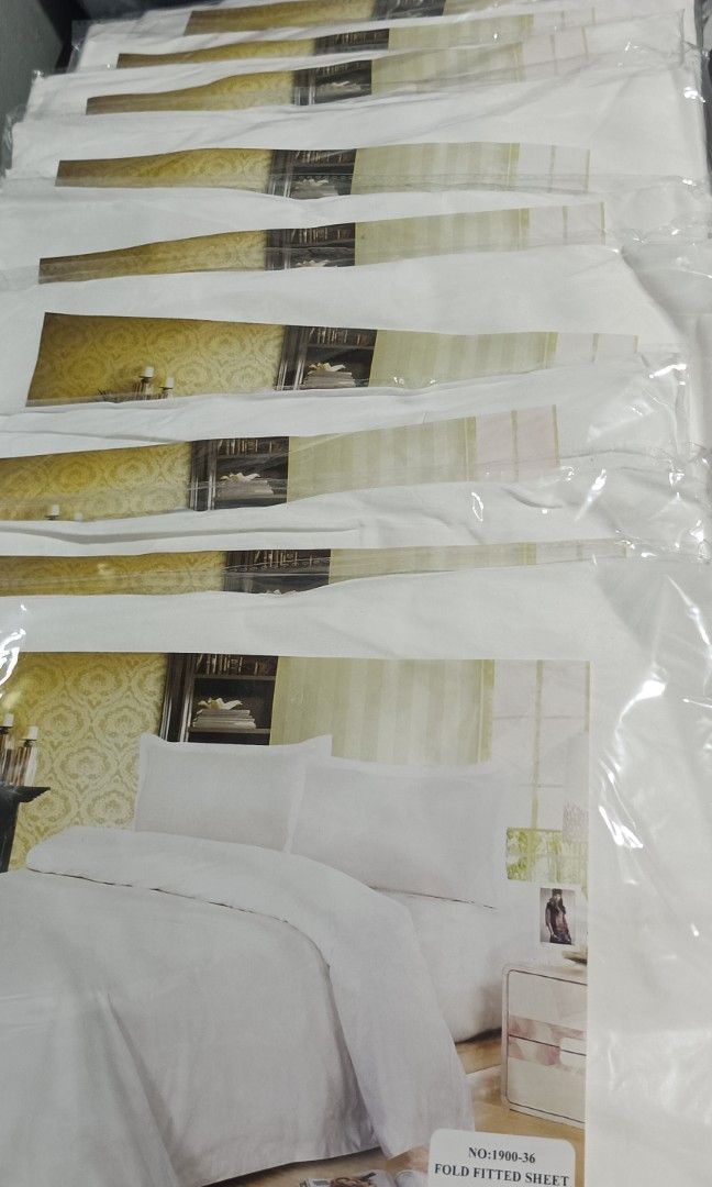 White Cotton Fitted Bed Sheet Single Size (Category: Bedding & Towels) located in Manila. Submitted by betchiebe (Listing ID 1303969723, Image 1). Description: Brand New 1pc.White Fitted Bedsheet Cotton Color : White Size: Single (36*75 inches) Thickness UpTo 8 inches Thread Count : 500 Material : Cotton Sold by : 1pc Price: 180.00 each..