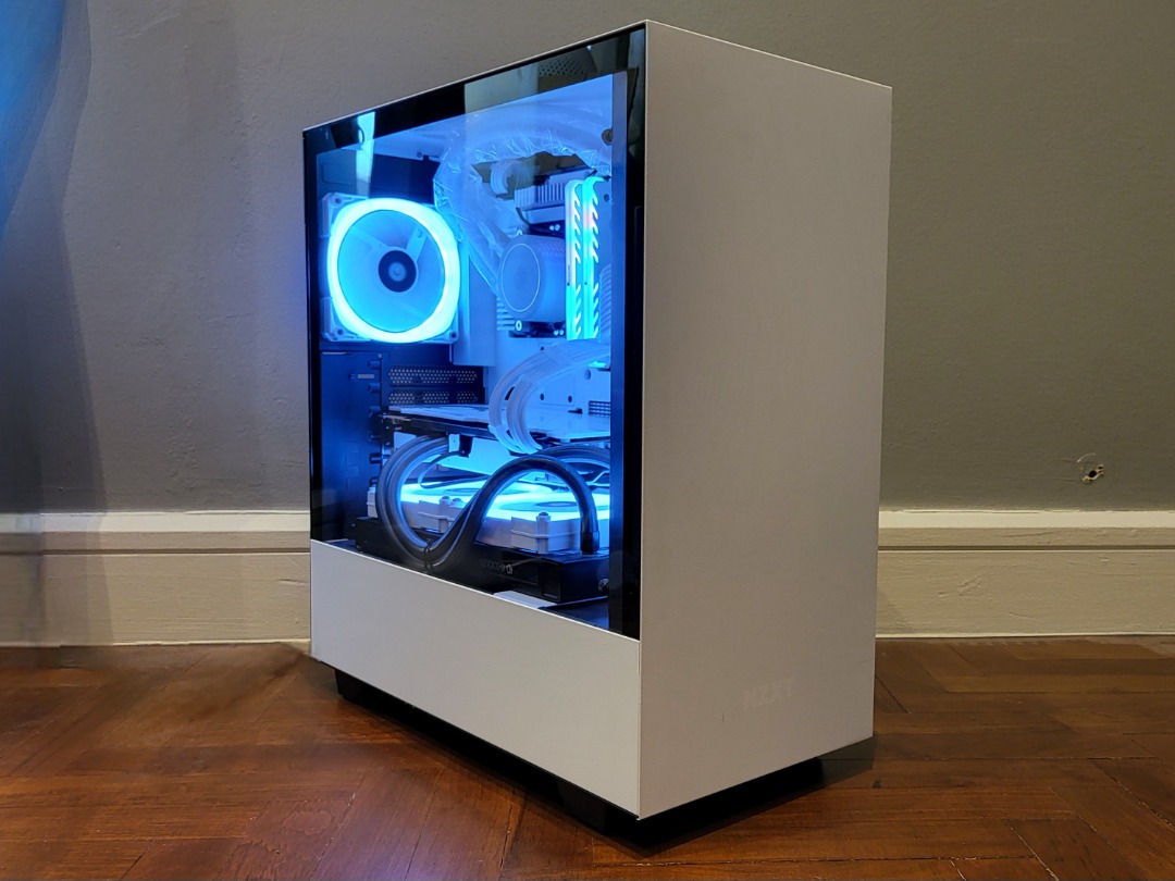 WHITE Gaming PC | i7 3770K | GTX 780 TI 3GB | 16GB RAM | 500GB NVME SSD ...