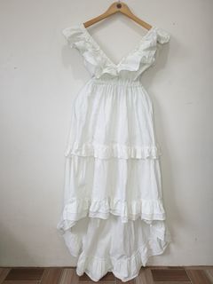 White Long Beach Dress