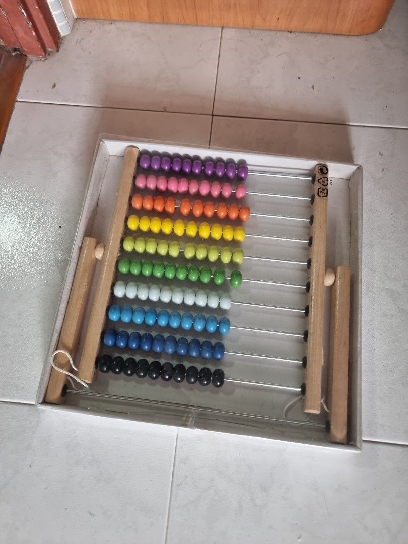 Wooden Abacus from IKEA Babies Kids Baby Nursery Kids Furniture Changing Tables Stations on Carousell