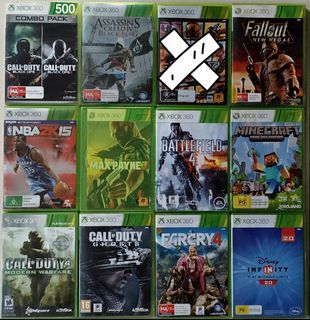 XBOX 360 Games for Sale Only