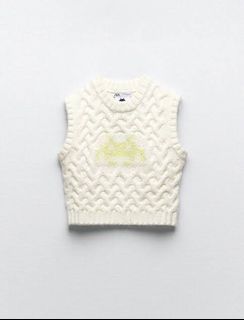 Zara chunky knit vest