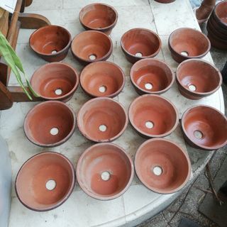 16 pcs small claypot flower pots
