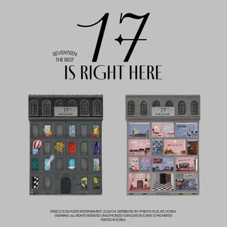 17 IS RIGHT HERE Album Set with Weverse Shop POB and GV Event PC