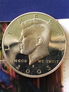 2005s Kennedy proof coin