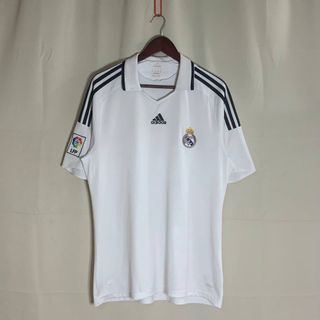 2008-2009 REAL MADRID FC HOME PLAIN SPONSORLESS JERSEY