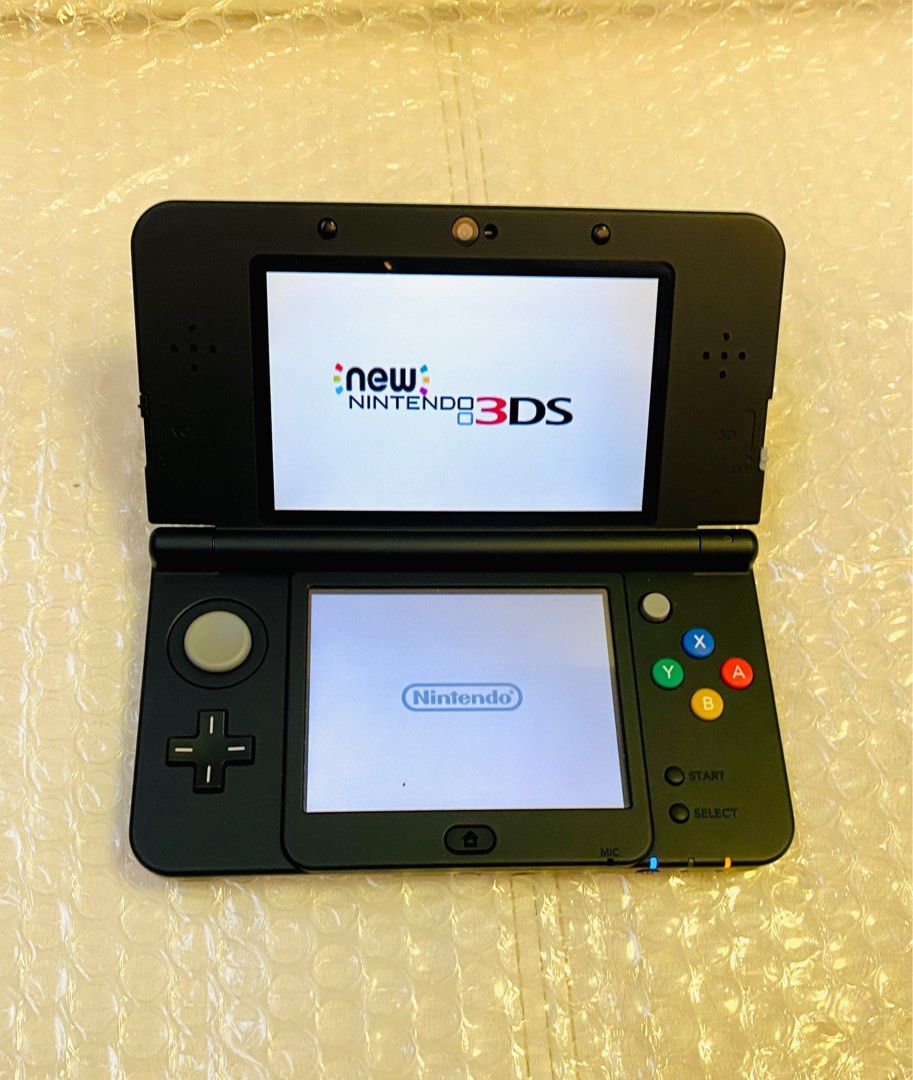 Nintendo ニンテンドー new3DS LLブルー ジャンク品 マリオ