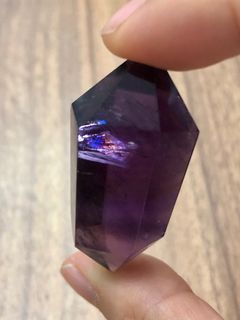 High Quality đ Rainbow Light Uruguay Energy Double Terminated Amethyst Fingerprint Transparent Amethyst Scepter Buy 2 Get 95% Off Buy 3 Get 90% Off P1822-20922764225601219971110