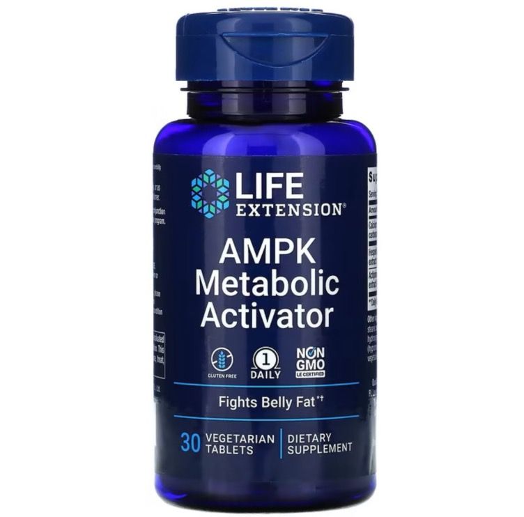 美國 Life Extension AMPK Metabolic Activator 減肥代謝活化劑 [30粒], 健康及營養食用品, 健康 ...