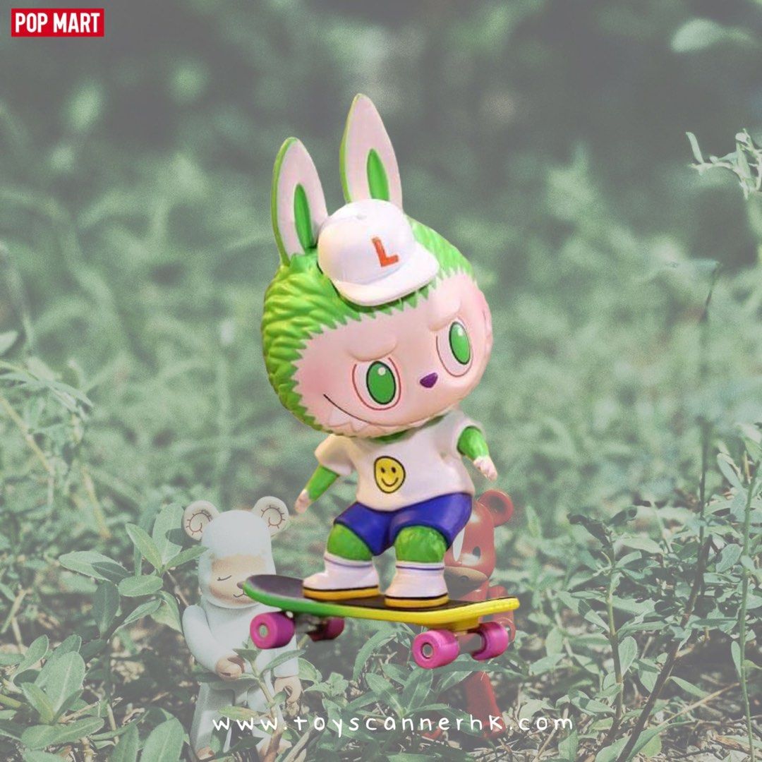 POP MART x HOW2WORK LABUBU Skateboarders Limited Art Toy | eBay