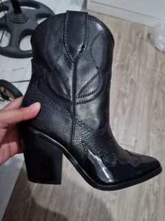 ALDO nurodeo black cowboy boots