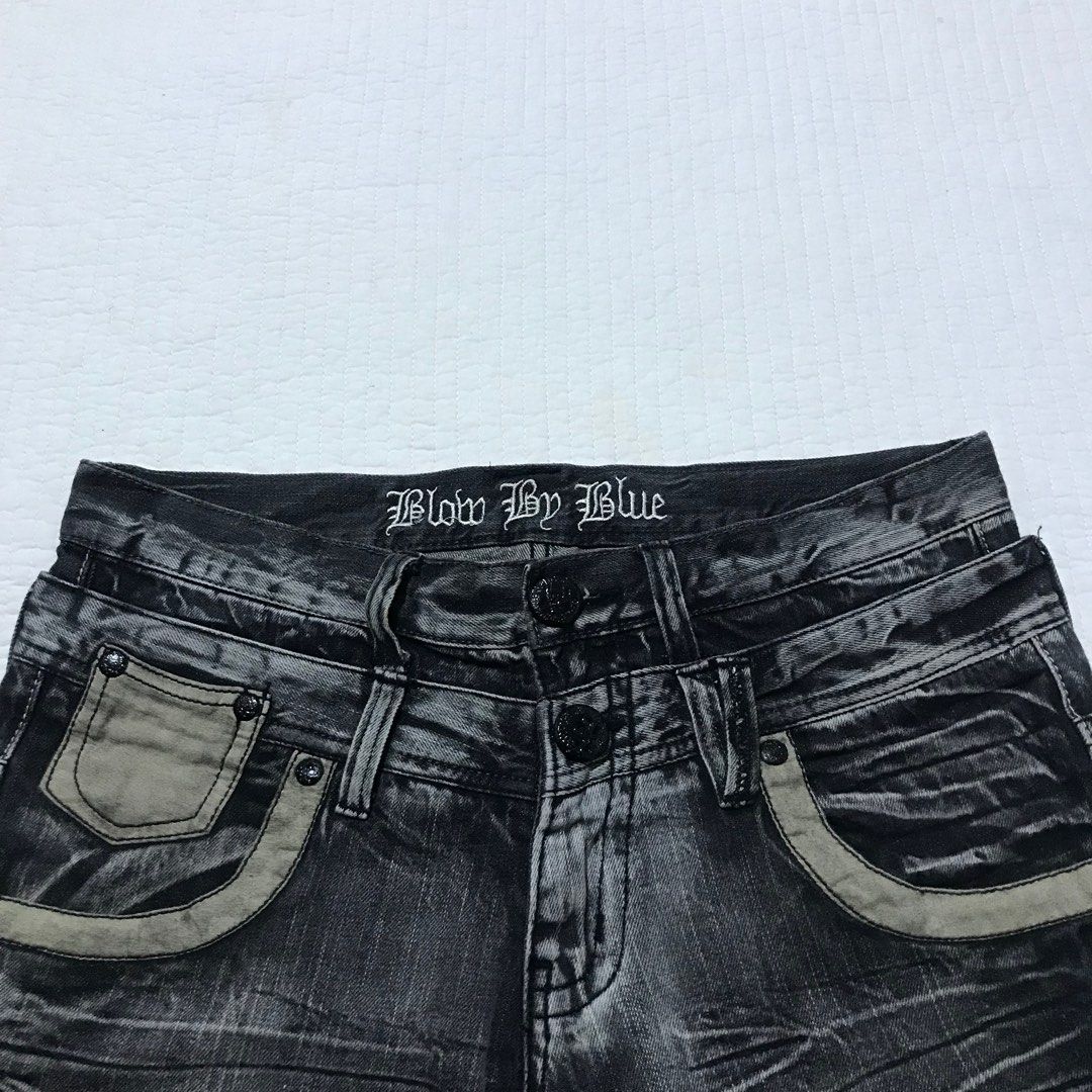 00s archive 願わ L.G.B. short DENIM pants