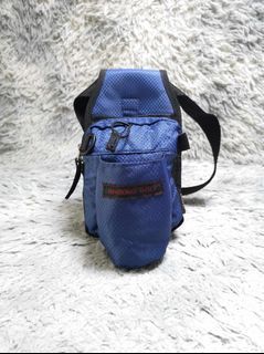 Asics Blue Zipper Waist Bag