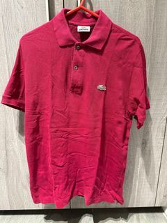 Authentic Lacoste Red Polo Shirt